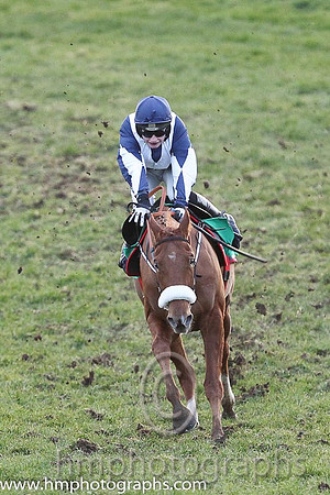 01 Alberta &amp; N. Carberry - Trainer: Gordon Elliott - Owner: Cullentra Racing Syndicate ( blue, white chevron )