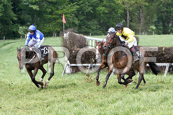 Fifth Race Div 2 - Glenann (23) PU, Rider P W Bartlett, Connie de Mar (5) 3rd, Rider B G Crawford  & Top Gal (39) 4th, Rider M J Henry  - CU2D9717-e