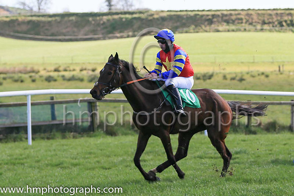 04th Laylas Daffodil and Shane Fenelon7 ( 10 , red, yellow star ) Trainer - P Croke , Owner - C Curran