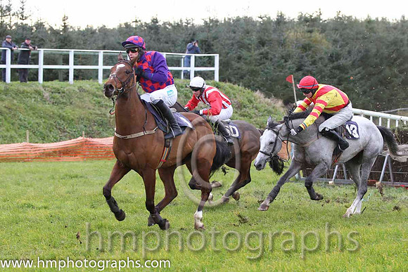 01 Whats Left & J J Codd - winner (16, white, red sash) & 07 Sea Bear & J C Barry - 7th (13, yellow, red cross belts ) - FT8E0863-32