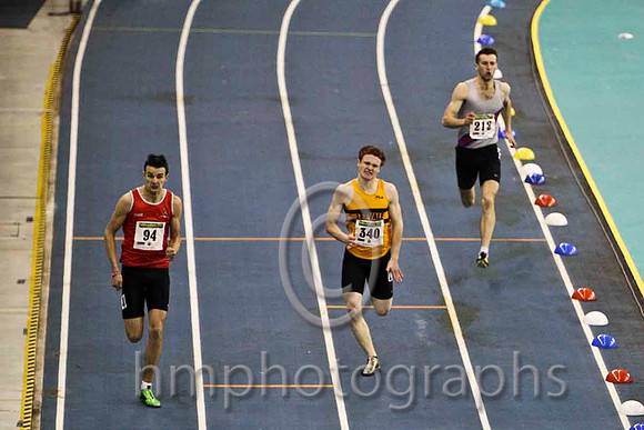 Timothy Crowe (94) Dooneen AC - Winner, David Killeen (340) Leevale AC 2nd & Deanna O'Bryne (212) Dundrum South Dublin AC - 3rd - Senior Men's 200m FInal - FT8E0334-e