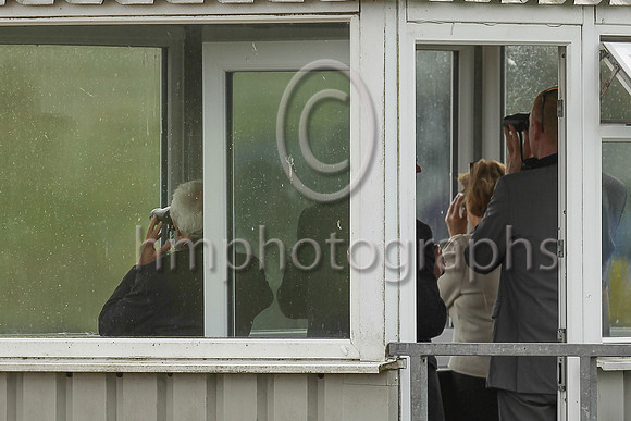 The Stewards keep an eye on things at Downpatrick Races