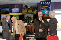 Pamela Ballentine interviewing Johnny Lumley also in picture Willie Robinson and Paddy Woods - AA1V9387