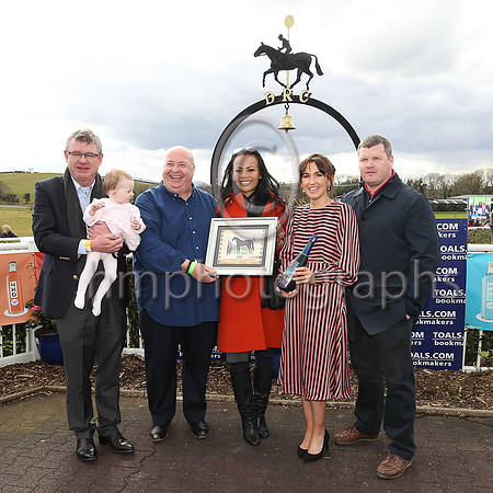 01st Poormans Hill and J W Kennedy ( 5 , orange ) Trainer - G Elliott , Owner - Vincent Caldwell  Mrs Kathleen Caldwell