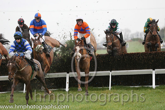 03 Leighinmohr and Liam NcKenna - - 03rd (3 ,royal blue, orange hoop ) Trainer - I R Ferguson  06 Shershewill and Jody McGarvey - - 06th (7 ,dark blue,emerald green sash ) Trainer - aaron Stronge