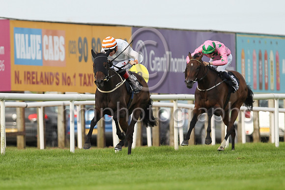02nd Free To Party (5 , pink , green stars ) Jockey: B M Coen , Trainer: J P Murtagh