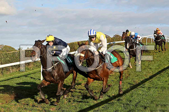 D'S Trix , Jockey Andrew J McNamara - 4th followed by Some Legend , Jockey T J Doyle 6th - FT8E4452-e