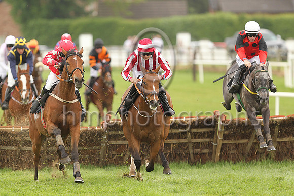 01st One In All In and Mr C J Orr 7 ( 13 , maroon and white stripes ) Trainer - H de Bromhead , Owner - C Jones