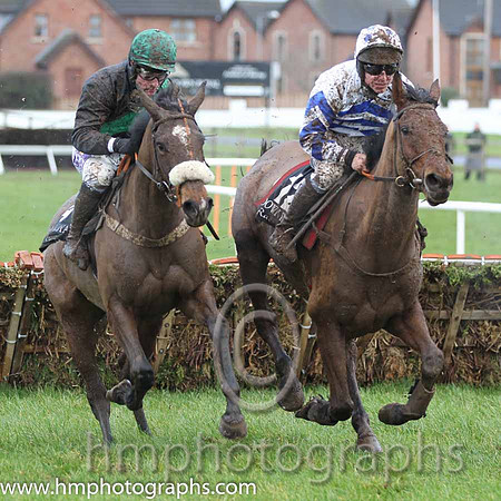 09 Without Wings & B T O'Connell - 9th (14, black, emerald green sash) & 08 Shantou Shine & P T Enright - 8th (12, white and royal blue chevrons) - FT8E3023-39