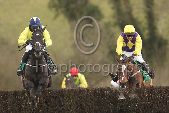 01st Timewaitsfornoone and Mr M J O?Hare 5 ( 3 , yellow, blue sash ) Trainer - A Fleming , Owner - Barry Connell