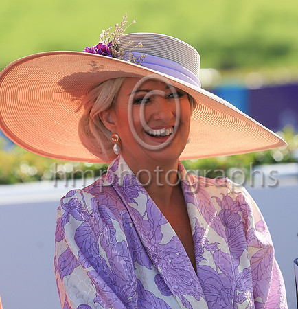 Catherine O'Connor from Camlough winner in the Most appropriately Dressed Lady Competition at the Downpatrick Racecourse on Monday. The compettion was sponsored by Hannon Travel andthe winner received