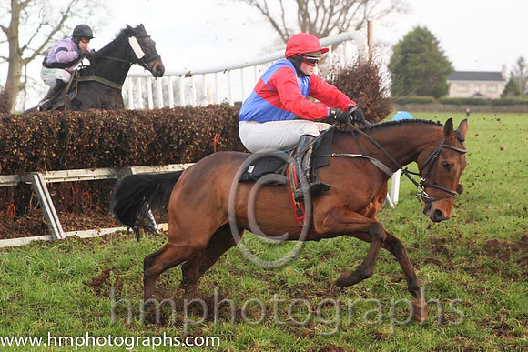 03 American Image and J Cresswell - - 03th (1 ,royal blue, red hoops ) Trainer - S Michael Millar