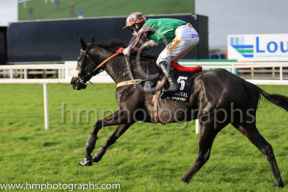 03rd Round Tower and D Meyler ( 5 , light green, dark blue diagonal stripes ) Trainer - K Thornton , Owner - James Francis Brennan