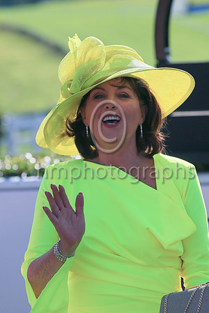 Briege McGonagle from Crossgar at the Downpatrick Racecourse Ladies Day on Monday