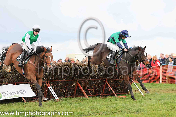 DR MOLONEY and B G Crawford ( 4 , DARK BLUE  EMERALD GREEN QTD; dark blue  emerald green hlvd sleeves; dark blue cap ) Trainer: S.R.B. Crawford,, Owner : Geoff Ramsey