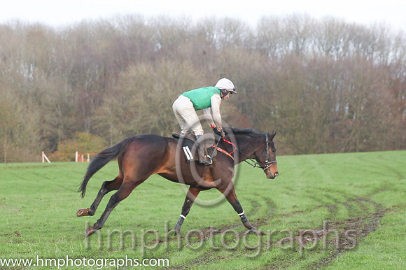 02 SarsFileds Legend and N McParlan - - 02nd (11 ,emerald green. white sleeves ) Trainer - Gary McGill
