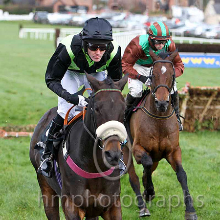 Shadow Eile & Andrew J McNamara - 5th (5, light green, black cross stripes) & Joxer & B J Cooper - 2nd (2, brown light green cross sashes) - FT8E7705-e2
