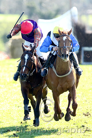 02nd Steel's Cotton ( 13 )  N McParlan - Trainer : I R Ferguson - violet, royalstewart tartan sleeves, red cap  01st Kinnacally ( 10 )  P Power - Trainer : Paul McAleese - black, white cross belts